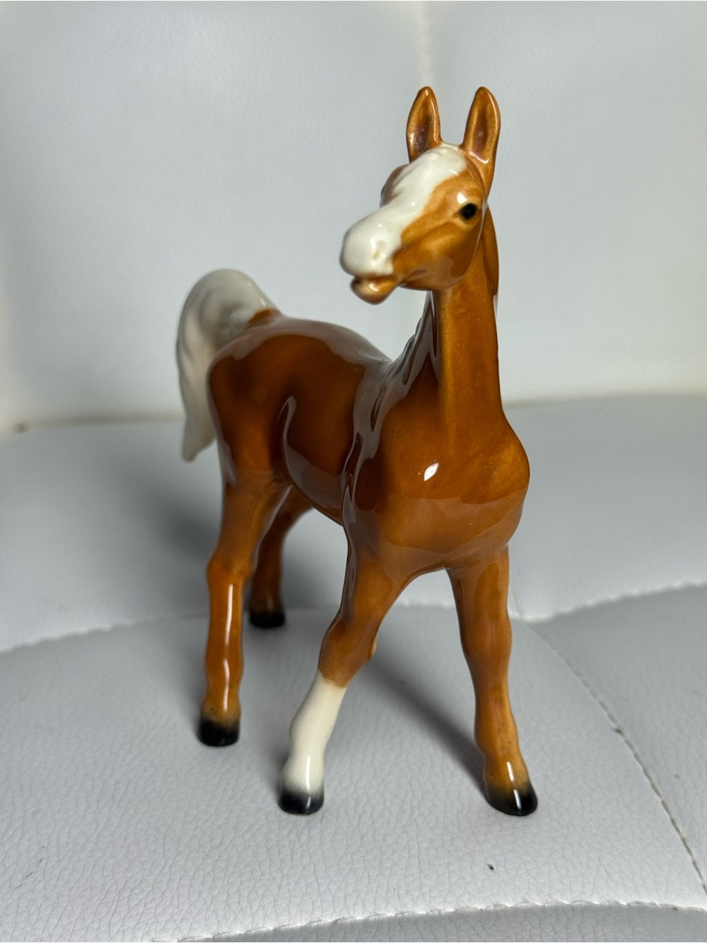 Goebel Porcelain Palomino Foal
Figurine Vintage Glossy Horse